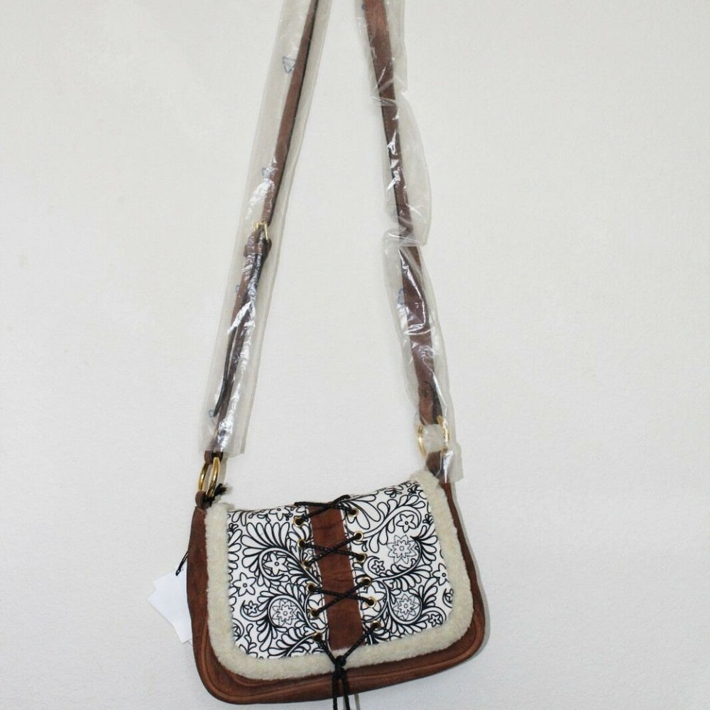 New Women's Just Cavalli Cross Body Leather Bag